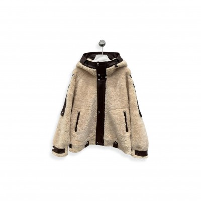 BALENCIAGA HOODED MID-LENGTH COAT 